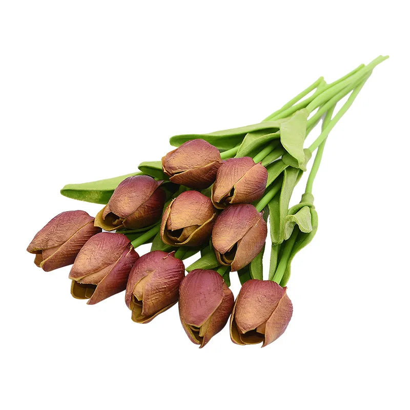 Tulipanes artificiales pack 10 unidadesFlores artificialesHome & Garden > Decor > Artificial Flora > Artificial Flowering Plants