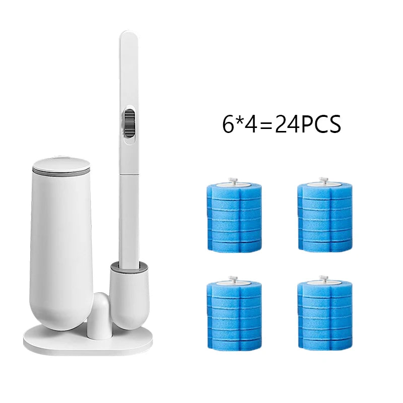 Kit de escobillas desechables para inodoroEscobillas
