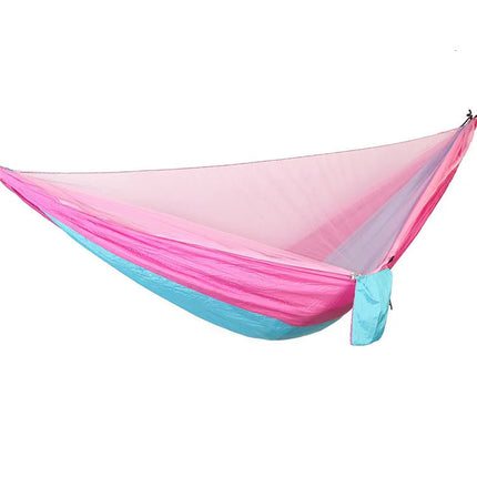 Lightweight, easy-to-install hammock with mosquito net, 290x140cm