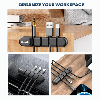 Organizador de cables de escritorio