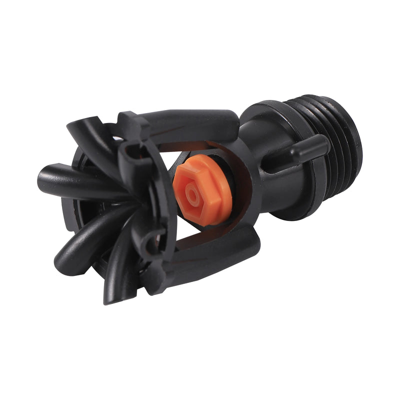 Aspersor giratorio 360° con conexión de rosca macho de 1/2"Riego