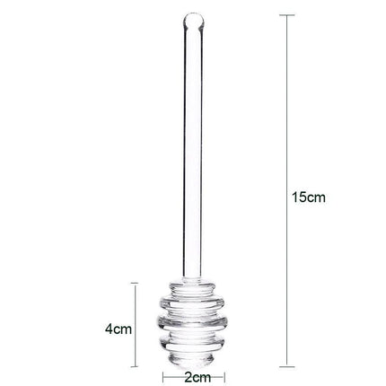 bâton de miel en verre