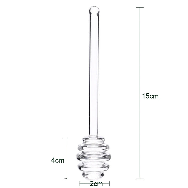 Bâtonnets pour mélanger le miel en verre