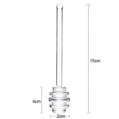 Bâtonnets pour mélanger le miel en verre