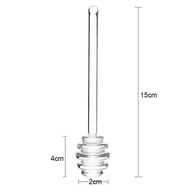 bâton de miel en verre