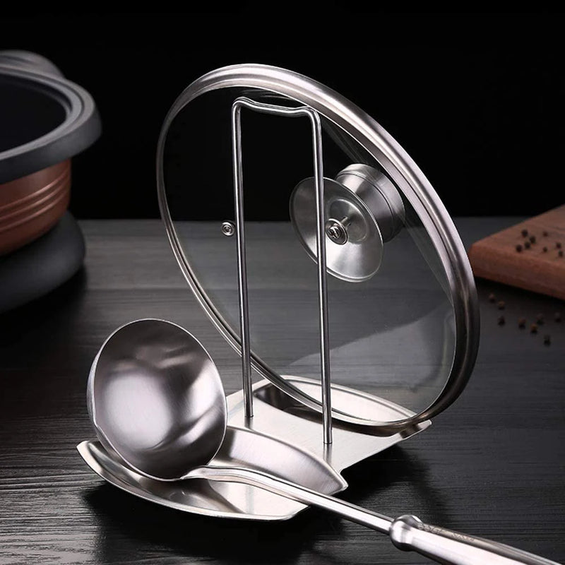 Soporte de acero inoxidable multiusos desmontable para cocinaSoportes utensilios de cocina