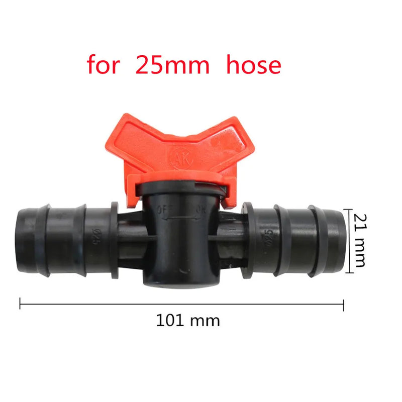 Válvula de grifo para riego 16/20/25mm con conectores de mangueraManguerasHome & Garden > Lawn & Garden > Watering & Irrigation > Garden Hose Fittings & Valves > Garden Hose Valves