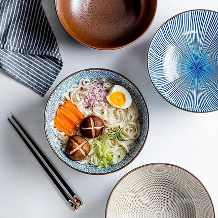 Retro Japanese Ramen Bowl