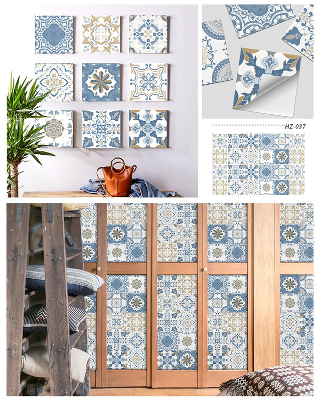 Azulejos artísticos autoadhesivos 3DAdhesivosHome & Garden > Decor > Home Decor Decals