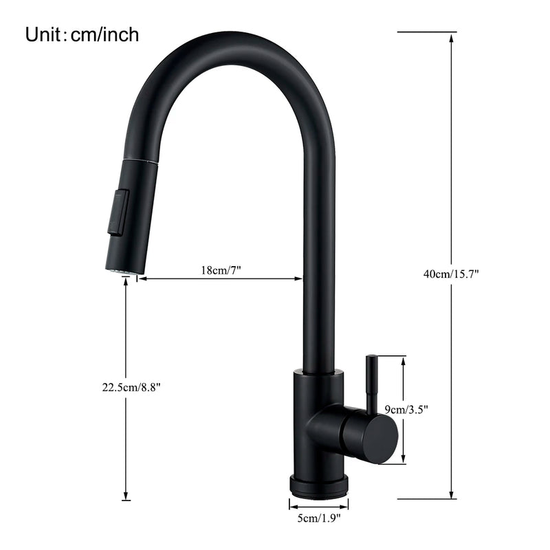 Grifo de cocina con doble función y salida retráctilGrifosHardware > Plumbing > Plumbing Fixtures > Faucets > Kitchen Sink Faucets