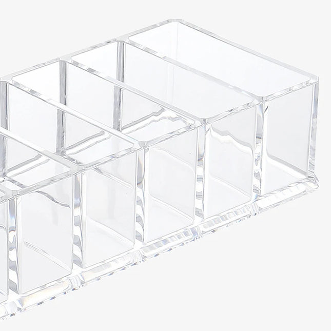 Clear acrylic cosmetic storage box