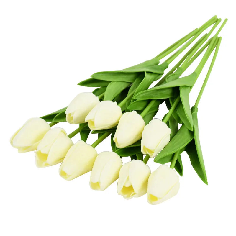 Tulipanes artificiales pack 10 unidadesFlores artificialesHome & Garden > Decor > Artificial Flora > Artificial Flowering Plants
