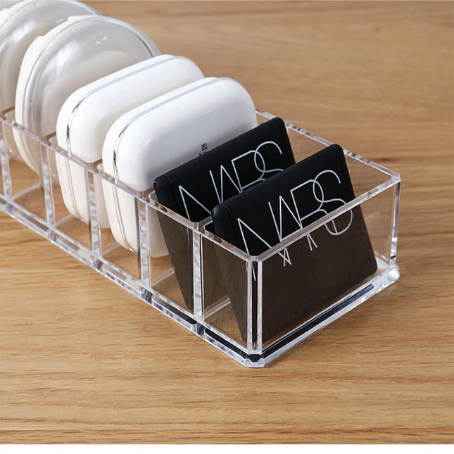 Clear acrylic cosmetic storage box