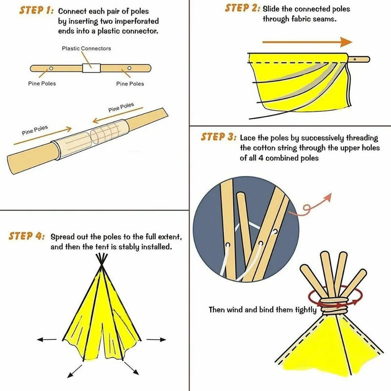 Tipi para niñosTipiToys & Games > Outdoor Play Equipment > Play Tents & Tunnels