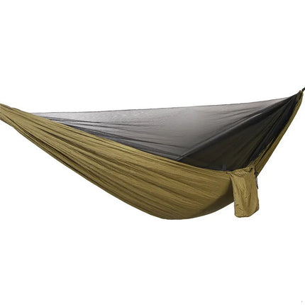 Lightweight, easy-to-install hammock with mosquito net, 290x140cm