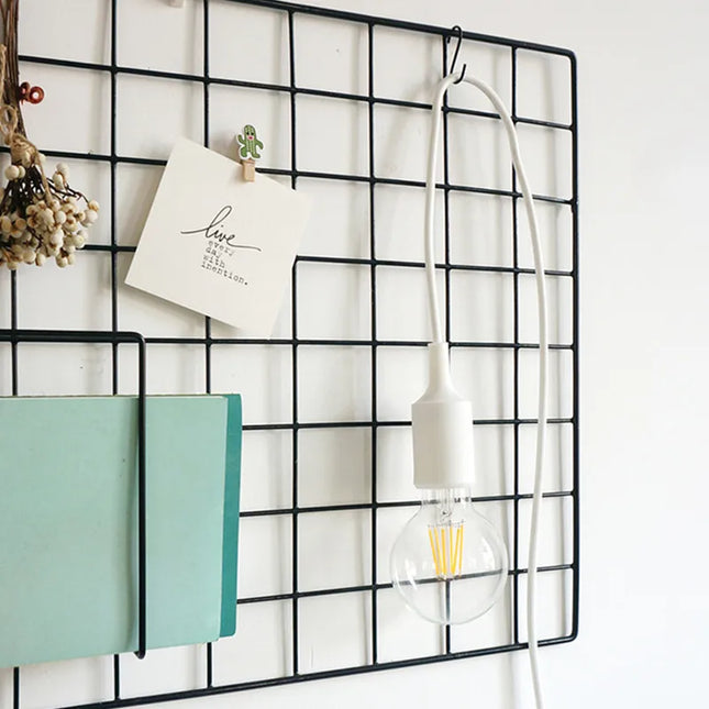 Metal Grid Hanging Shelf Kit