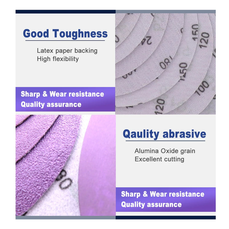 Discos de lijado de 6 pulgadas con gancho y bucle para lijadora orbital 150mmLijasHardware > Tool Accessories > Sanding Accessories > Sandpaper & Sanding Sponges > Sanding Pads