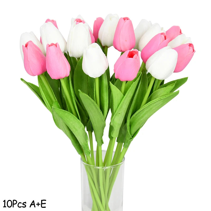 Tulipanes artificiales pack 10 unidadesFlores artificialesHome & Garden > Decor > Artificial Flora > Artificial Flowering Plants