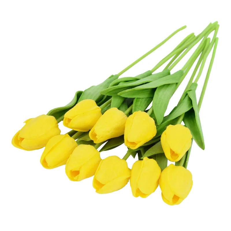 Tulipanes artificiales pack 10 unidadesFlores artificialesHome & Garden > Decor > Artificial Flora > Artificial Flowering Plants