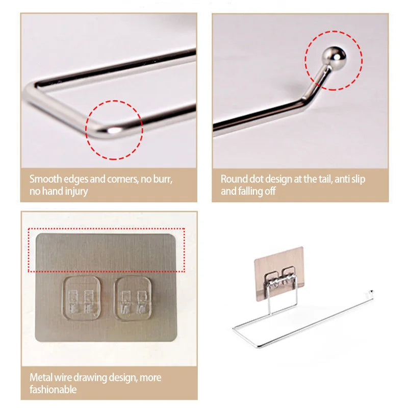 Soporte de papel y paños de cocina colganteSoportes para papelHome & Garden > Kitchen & Dining > Kitchen Tools & Utensils > Kitchen Organizers > Paper Towel Holders & Dispensers > Paper Towel Holders