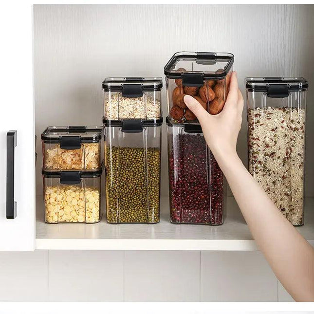 Transparent Sealed Food Storage Jar