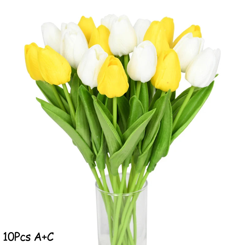 Tulipanes artificiales pack 10 unidadesFlores artificialesHome & Garden > Decor > Artificial Flora > Artificial Flowering Plants