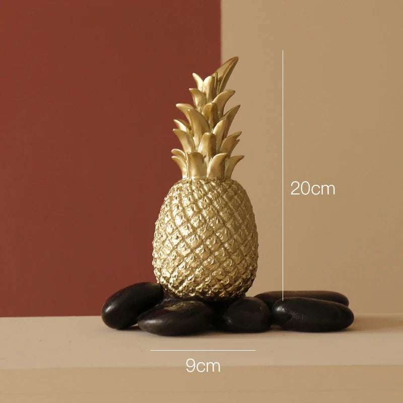 Figuritas de piña de resina