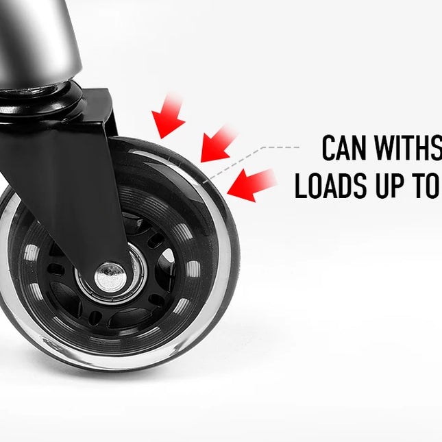 Ruedas de repuesto para silla de escritorio, giratorias, hechas en goma, 3 pulgadas de diámetroRuedasFurniture > Office Furniture Accessories > Office Chair Accessories