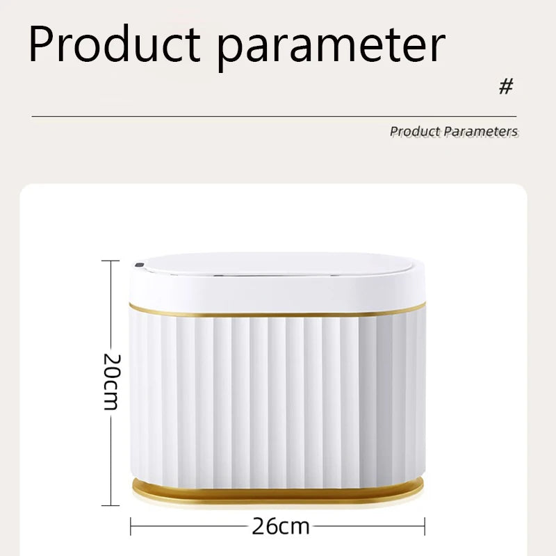 Papelera de tapa con sensor inteligente de 4LPapeleraHome & Garden > Household Supplies > Waste Containment > Trash Cans & Wastebaskets > Wastebaskets