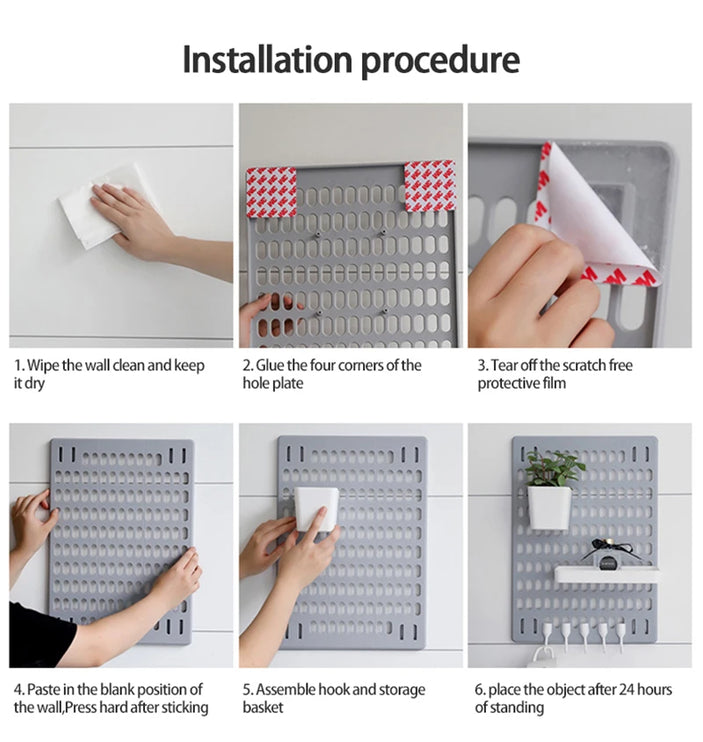 Configurable organizer wall estate