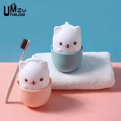 Hanging Toothbrush Holder with Cup