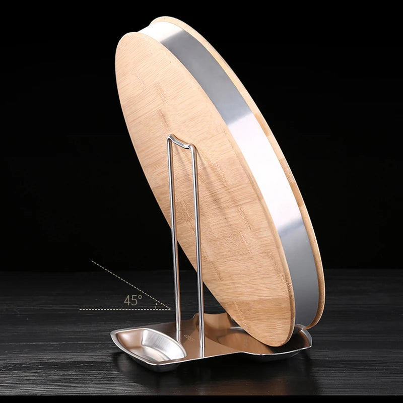 Soporte de acero inoxidable multiusos desmontable para cocinaSoportes utensilios de cocina