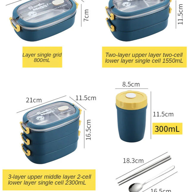 Pack de fiambrera multinivelTáperesHome & Garden > Kitchen & Dining > Food & Beverage Carriers > Lunch Boxes & Totes > Lunch Bags