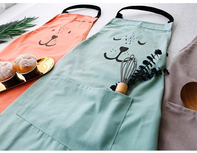 Cartoon Bear Aprons for Kids and Adults