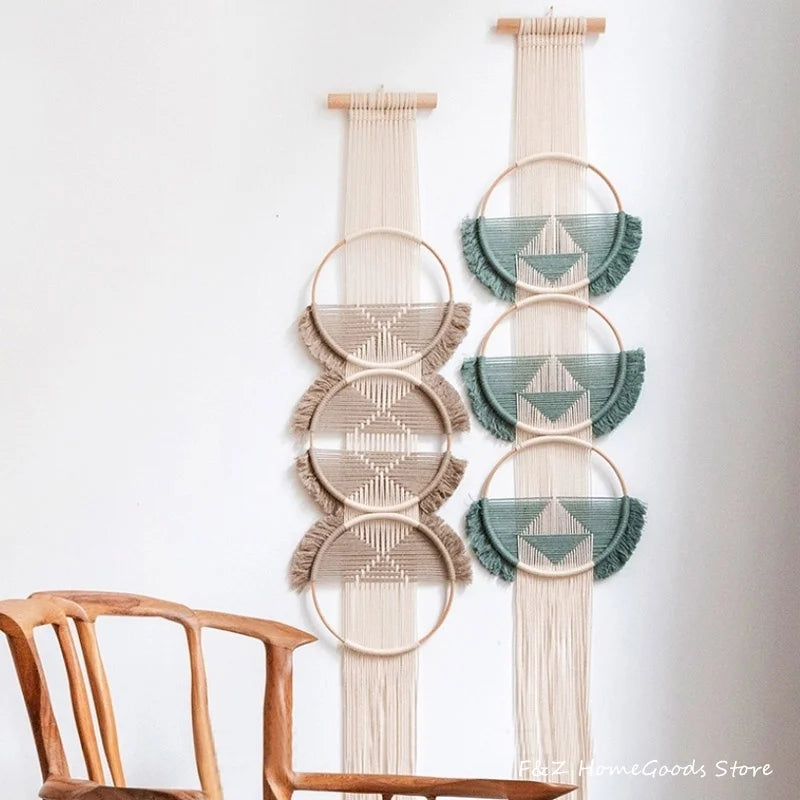 Tapiz de pared de macraméCuadros