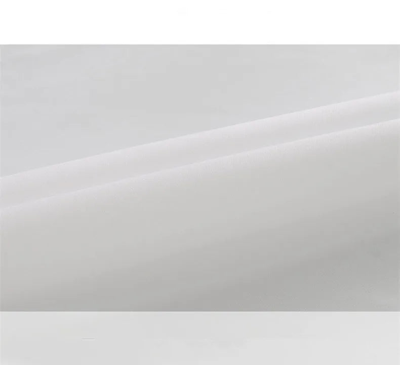Cortinas onduladas de gasa transparentes blanco crema