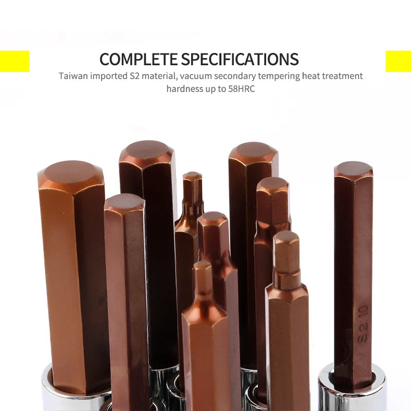 Adaptador de puntas hexagonales de 1/2 para llave de torqueHerramientasHardware > Tool Accessories > Tool Sockets