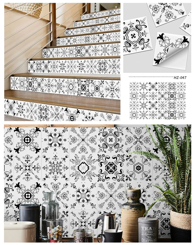 Azulejos artísticos autoadhesivos 3DAdhesivosHome & Garden > Decor > Home Decor Decals
