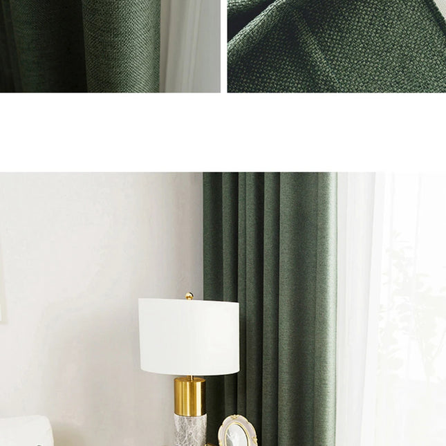 Blackout curtain in solid colors