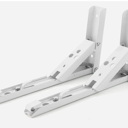 2 Pieces Stainless Steel Folding Shelf Brackets