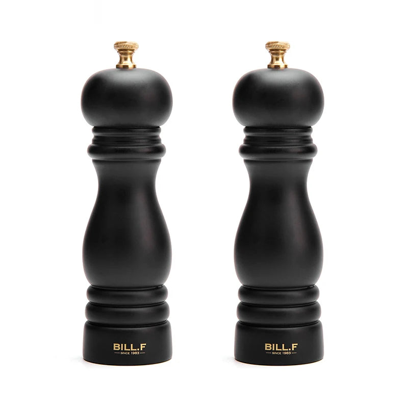 Juego de 2 piezas de molinillo de sal y pimienta de madera con rotor de cerámica ajustableEspecierosHome & Garden > Kitchen & Dining > Kitchen Tools & Utensils > Spice Grinders