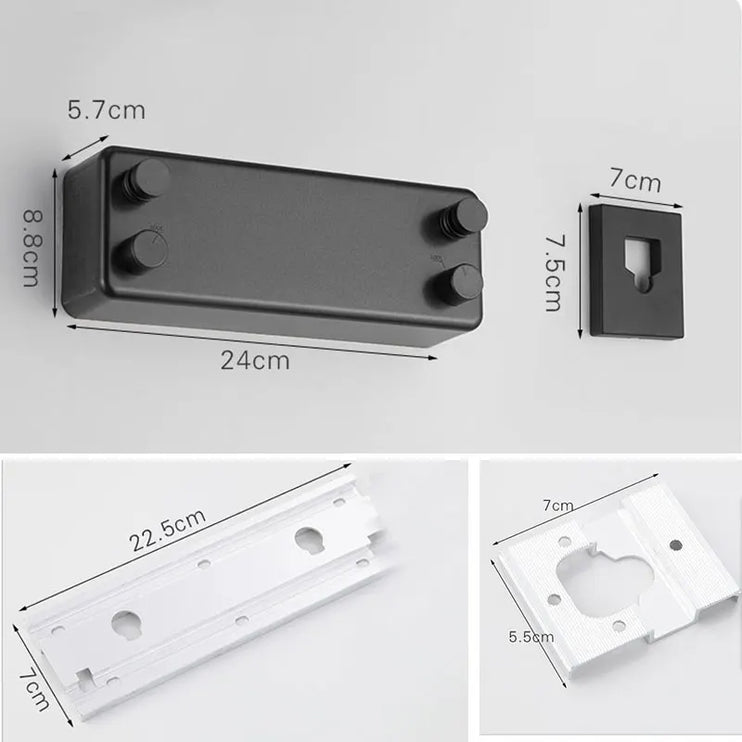 Retractable clothesline with double adjustable rope