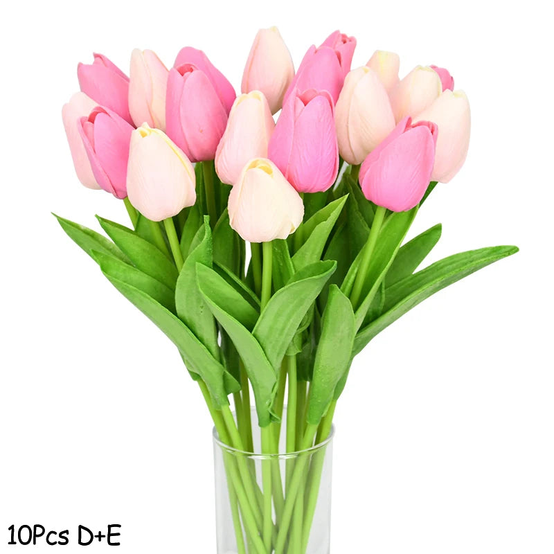 Tulipanes artificiales pack 10 unidadesFlores artificialesHome & Garden > Decor > Artificial Flora > Artificial Flowering Plants