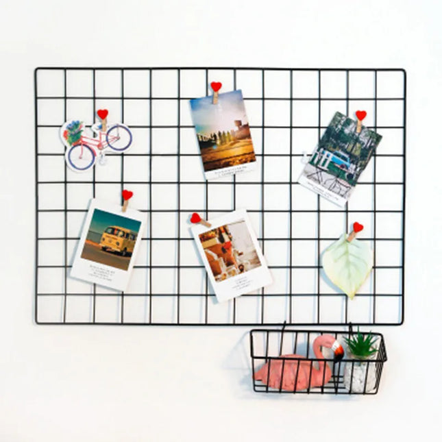 Metal Grid Hanging Shelf Kit