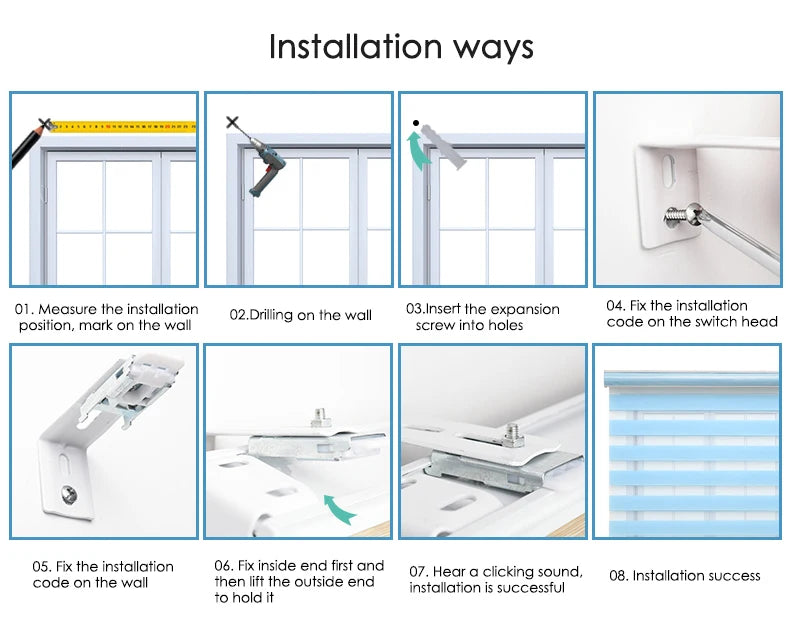 Estor enrollable de cebra de doble capaPersianas
