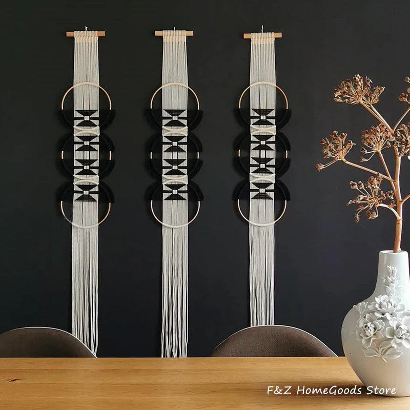 Tapiz de pared de macraméCuadros