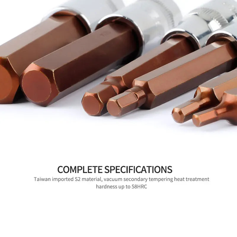 Adaptador de puntas hexagonales de 1/2 para llave de torqueHerramientasHardware > Tool Accessories > Tool Sockets