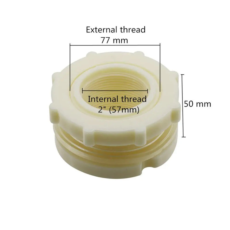 Conector de plástico ABS roscado para riego de jardín y acuariosRiego