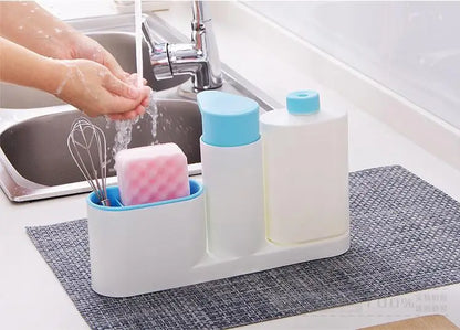 Basic sponge and soap holder set