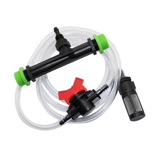 Kit de inyector de fertilizante venturi para riego en invernaderos 1/2" a 3/4"Accesorios de jardinería